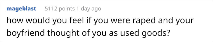 Girlfriend Asks If She's Wrong To Leave Boyfriend After Learning That He Was Raped, Gets Destroyed With Responses Girlfriend Asks If She's Wrong To Leave Boyfriend After Learning That He Was Raped, Gets Destroyed With Responses