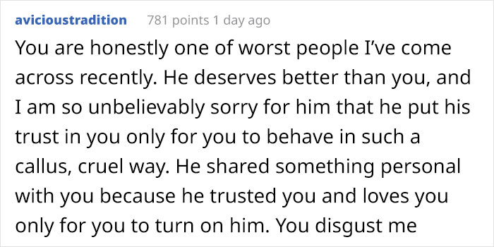 Girlfriend Asks If She's Wrong To Leave Boyfriend After Learning That He Was Raped, Gets Destroyed With Responses Girlfriend Asks If She's Wrong To Leave Boyfriend After Learning That He Was Raped, Gets Destroyed With Responses