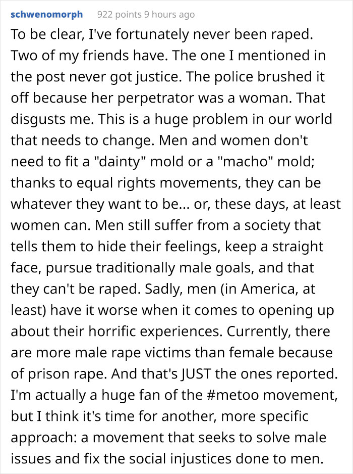 Girlfriend Asks If She's Wrong To Leave Boyfriend After Learning That He Was Raped, Gets Destroyed With Responses Girlfriend Asks If She's Wrong To Leave Boyfriend After Learning That He Was Raped, Gets Destroyed With Responses