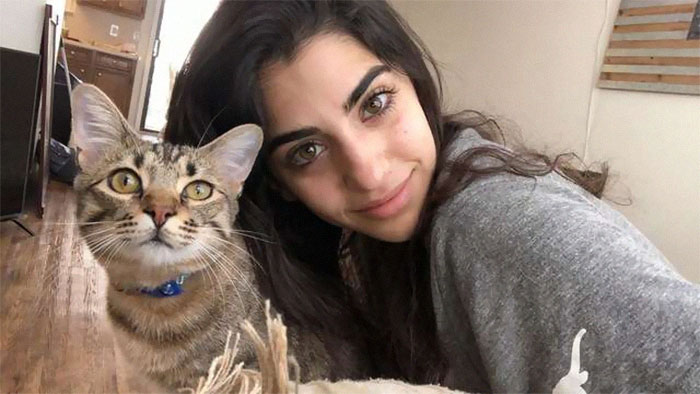 Cat Removes Wooden Bar To Let Her Owner Back Inside After She Locks Herself Out