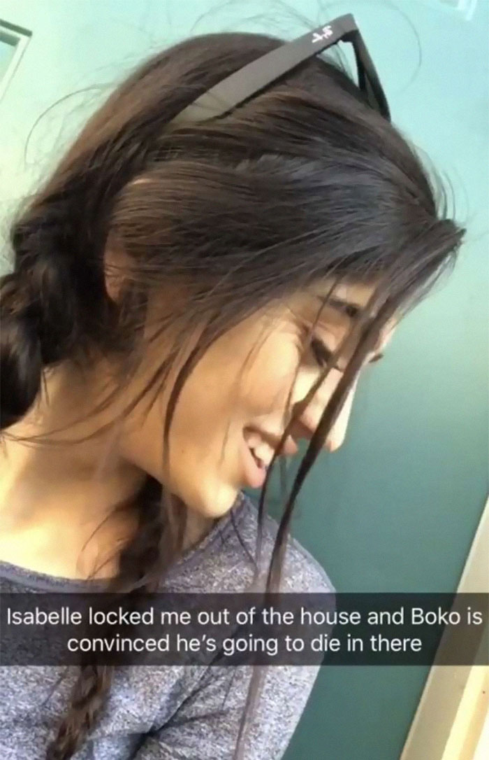 Cat Removes Wooden Bar To Let Her Owner Back Inside After She Locks Herself Out