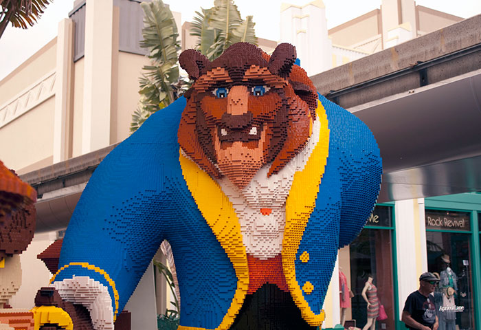 Beauty And The Beast LEGO Statue