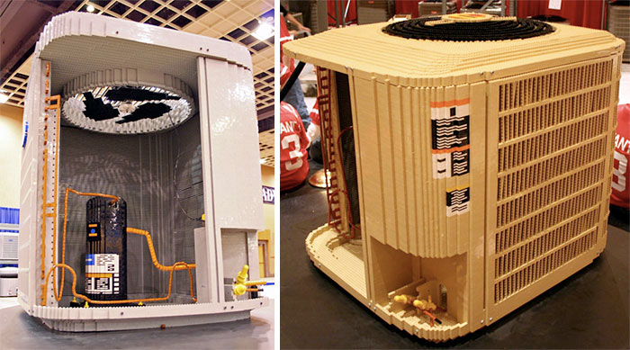 Fully Functioning Air Conditioner Out Of LEGO Bricks