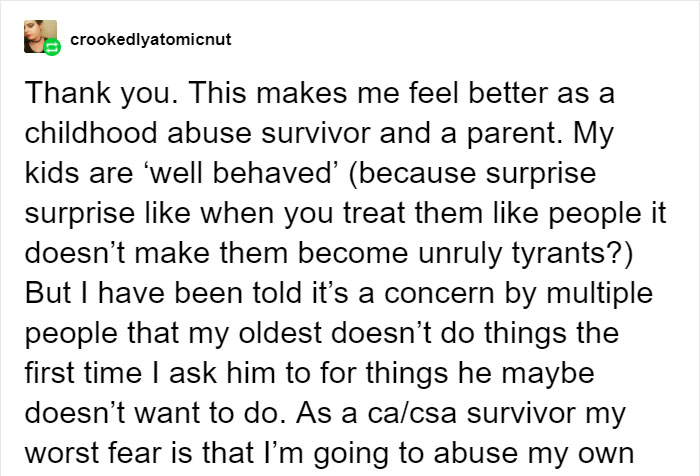 Tumblr Users Explain Why Parents Should Stop Praising Children That Obey