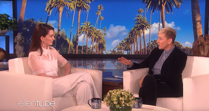 Anne Hathaway Pulls A Hilarious Prank On Ellen's Audience And Teaches Them A Lesson Not To Do Everything Celebrities Say