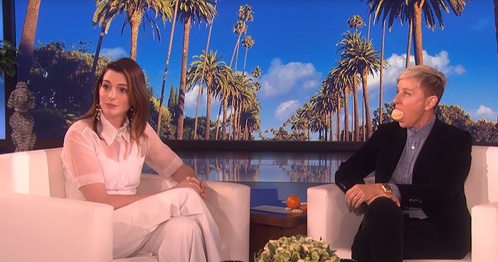 Anne Hathaway Pulls A Hilarious Prank On Ellen's Audience And Teaches Them A Lesson Not To Do Everything Celebrities Say Anne Hathaway Pulls A Hilarious Prank On Ellen's Audience And Teaches Them A Lesson Not To Do Everything Celebrities Say