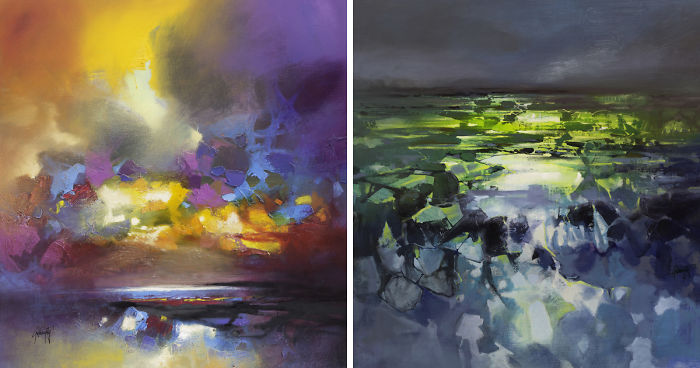 I Paint Atmospheric Abstractions