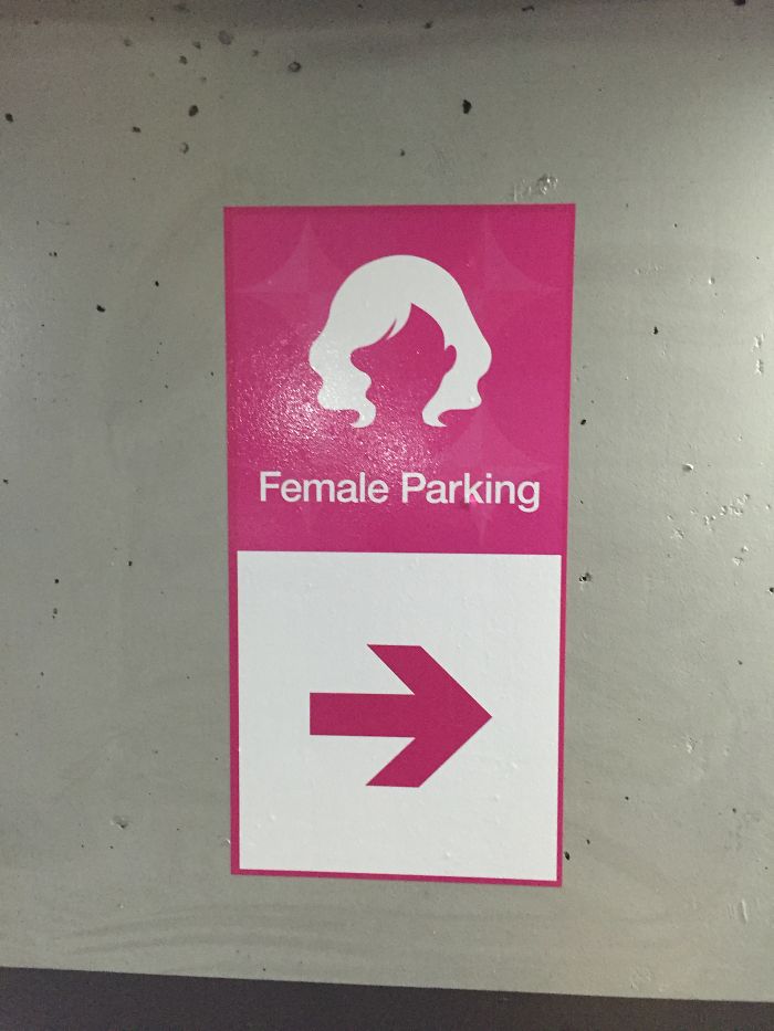 People Are Explaining Why "Female Only" Parking Spaces Exist After This Guy Points Out It's Not Equal