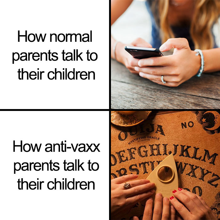 Normal vs. Anti-Vaxx