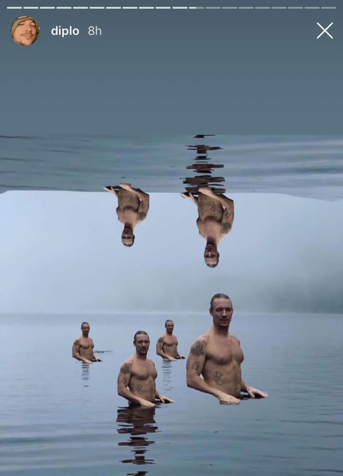 Diplo Complains About People 'Ruining' His Photo, So John Mayer Photoshops Them Out And Asks For $400