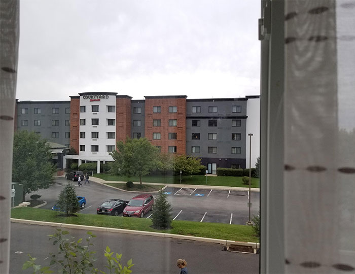 Was Told My Hotel Room Had A Courtyard View. Was Not Disappointed. 10/10 Would View Again