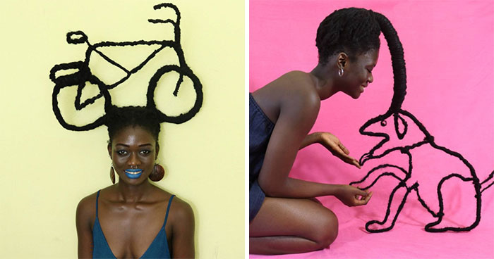 Artist Turns Her Hair Into Incredible Sculptures (New Pics)