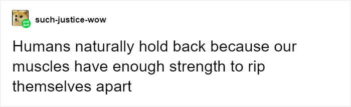Someone Points Out That Humans Are Capable Of Hysterical Strength And People Share Stories Someone Points Out That Humans Are Capable Of Hysterical Strength And People Share Stories