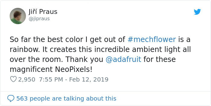 People Are Saying This Husband Just Won Valentine's Day By Gifting His Wife A Mechanical Flower That Blooms When Touched People Are Saying This Husband Just Won Valentine's Day By Gifting His Wife A Mechanical Flower That Blooms When Touched