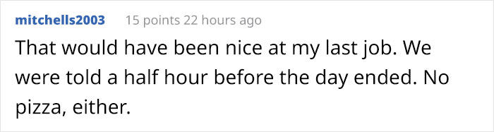 Manager Receives An 8 Hours Notice To Fire All His Staff, Orders Pizza And Writes Recommendations For Everyone Instead Manager Receives An 8 Hours Notice To Fire All His Staff, Orders Pizza And Writes Recommendations For Everyone Instead