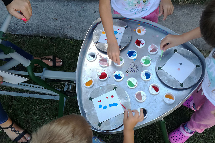 Amazing Paintings With Bike Powered Machine