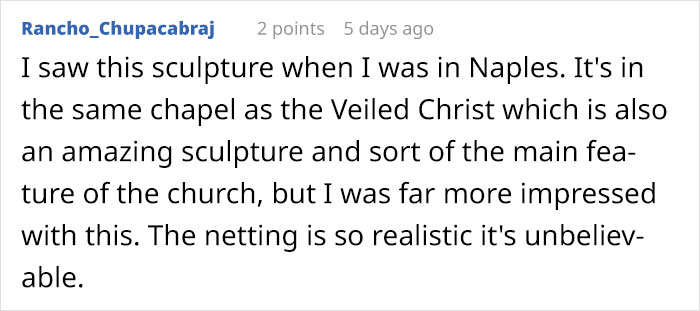 Italian Sculptor Created A Marble Masterpiece In 7 Years And People Can't Believe It's All Marble