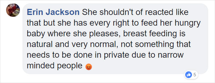 Woman Complains This Mom's Breastfeeding Is 'Distracting' Her Husband So She Squirts Her Boob At Her