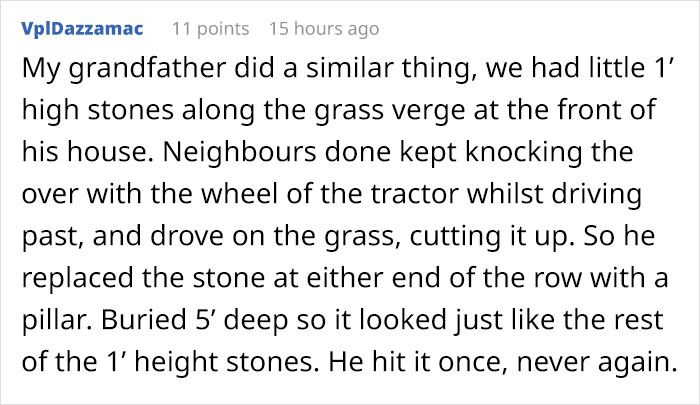 Neighbors Kept Running Over This Family's Fence, So Dad Replaces It With Concrete And Wrecks 8 Of Their Cars Neighbors Kept Running Over This Family's Fence, So Dad Replaces It With Concrete And Wrecks 8 Of Their Cars