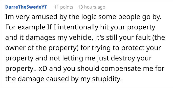 Neighbors Kept Running Over This Family's Fence, So Dad Replaces It With Concrete And Wrecks 8 Of Their Cars Neighbors Kept Running Over This Family's Fence, So Dad Replaces It With Concrete And Wrecks 8 Of Their Cars