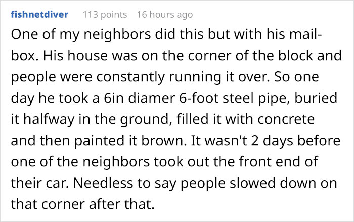 Neighbors Kept Running Over This Family's Fence, So Dad Replaces It With Concrete And Wrecks 8 Of Their Cars Neighbors Kept Running Over This Family's Fence, So Dad Replaces It With Concrete And Wrecks 8 Of Their Cars