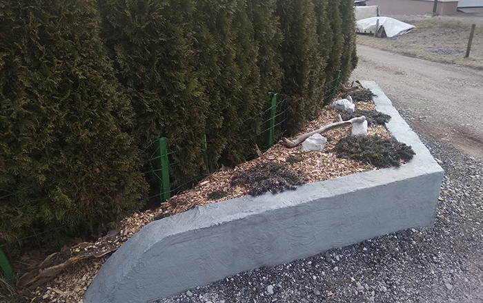 Neighbors Kept Running Over This Family’s Fence, So Dad Replaces It With Concrete And Wrecks 8 Of Their Cars