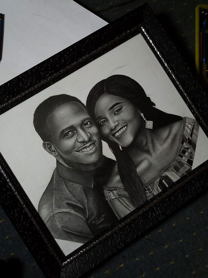 Talented Young Artist Draws Incredibly Realistic Portrait Of Kevin Hart, Can't Believe He Actually Responds On Twitter