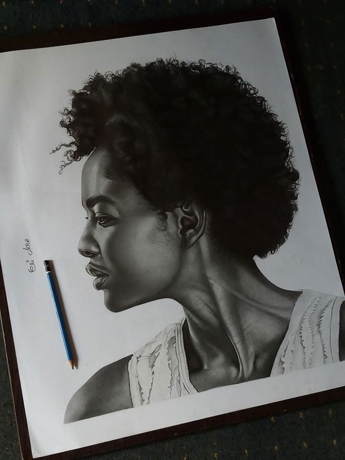 Talented Young Artist Draws Incredibly Realistic Portrait Of Kevin Hart, Can't Believe He Actually Responds On Twitter