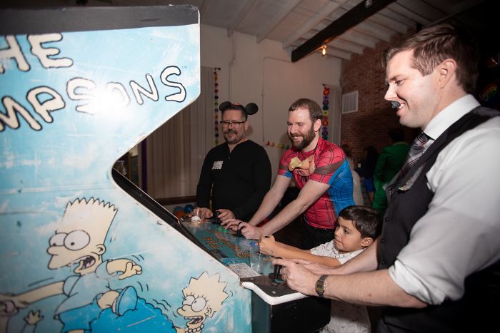 Couple Has An "Unusual" Wedding Where Guests Get To Wear Their Old Bridal Dresses Again