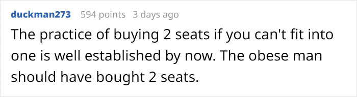 Guy Asks If He's Wrong To Make Obese Man Pay Him $150 For Taking Up Part Of His Seat On A 5-Hour Flight Guy Asks If He's Wrong To Make Obese Man Pay Him $150 For Taking Up Part Of His Seat On A 5-Hour Flight