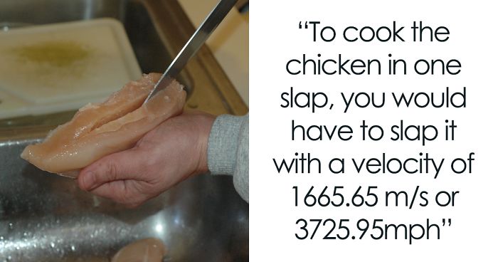 Physics Major Calculates How Hard You Have To Slap Chicken To Cook It And People React With Hilarious Memes