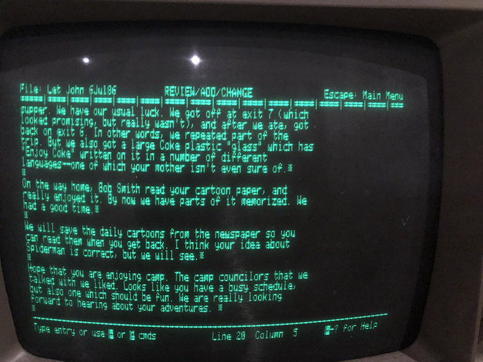 Man Finds A Computer That He Used 35 Years Ago, And It Sill Has A Game He Saved