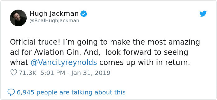 People Are Cracking Up At Hugh Jackman's Ad For Ryan Reynolds' Gin Company