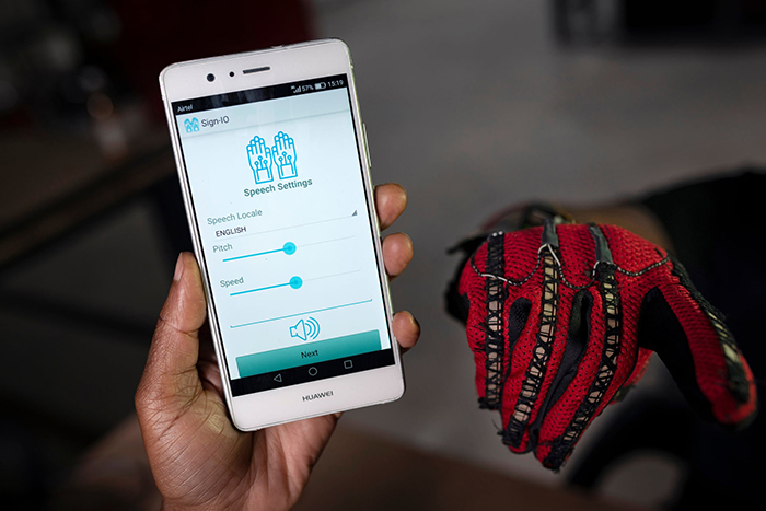 A 25 Y.O. Inventor From Kenya Just Invented Smart Gloves That Auto-Translate Sign Language Into Speech A 25 Y.O. Inventor From Kenya Just Invented Smart Gloves That Auto-Translate Sign Language Into Speech