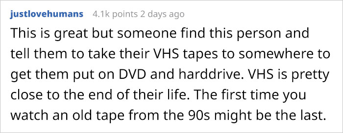 People Are Heartwarmed By The Letter This Person Received From An 86-Year-Old Who Bought His VHS Player People Are Heartwarmed By The Letter This Person Received From An 86-Year-Old Who Bought His VHS Player
