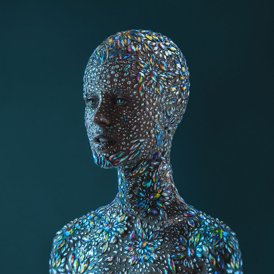 Portraiture: 'Diamond Skin' By Mikeila Borgia, Argentina