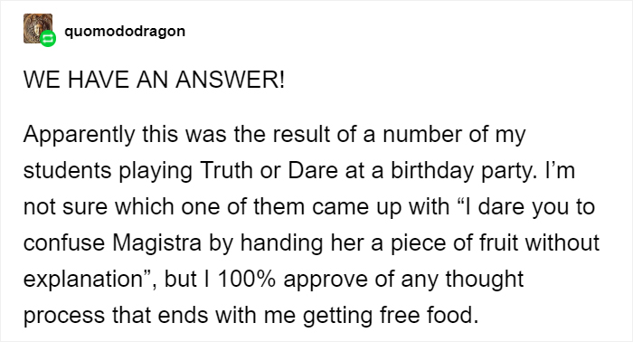 This Teacher Started Receiving Fruit From Her Students, Turns Out, It Was A Prank This Teacher Started Receiving Fruit From Her Students, Turns Out, It Was A Prank