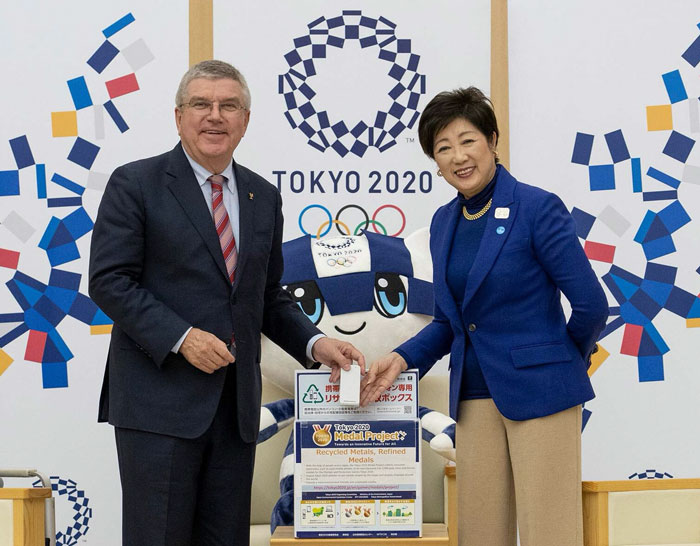 Japan Calls On Its Citizens To Help Collect Old Electronics To Create 100% Recycled Tokyo 2020 Medals Japan Calls On Its Citizens To Help Collect Old Electronics To Create 100% Recycled Tokyo 2020 Medals