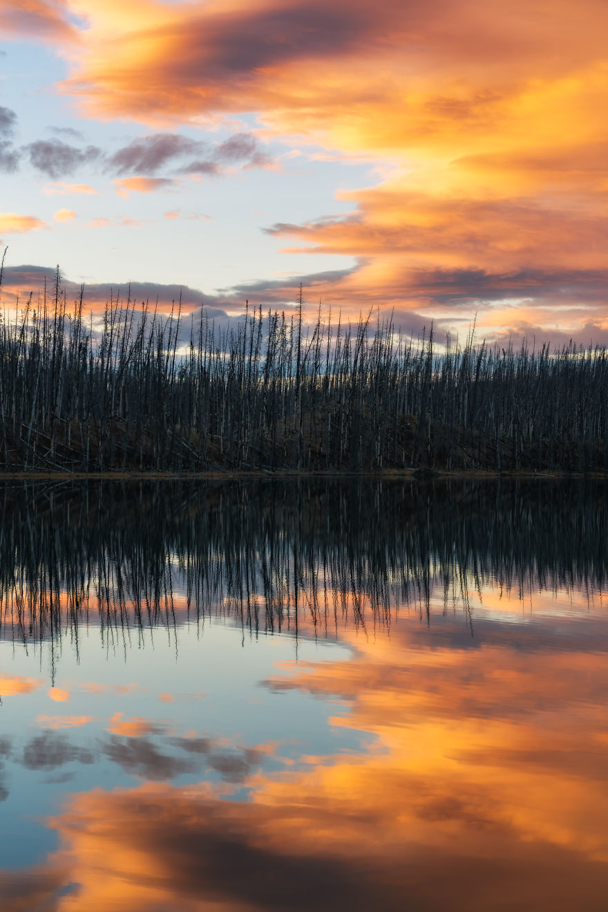 Sunset Sky From The Cassiar Highway
