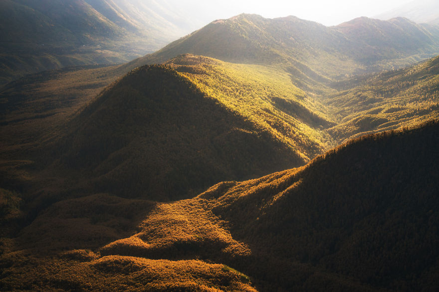Early Morning Flight Near Palmer, Alaska