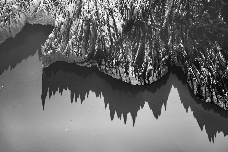 Ice Towers. Knik Glacier, Alaska