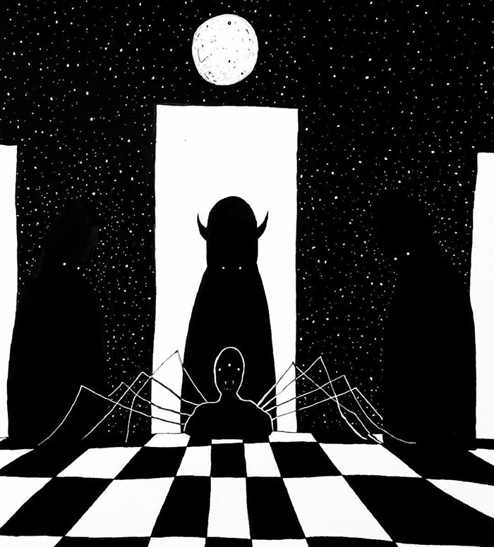 A Drawing Of An Odd Dream I Had Recently