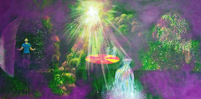 Painting Of A Very Vivid Dream I Had In 2014