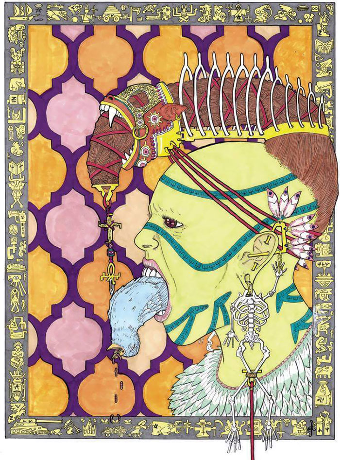 I Have Been Drawing A Recurring Dream Of 8 Years. I Feel My Images Would Fit In Here. This Is One Of Them