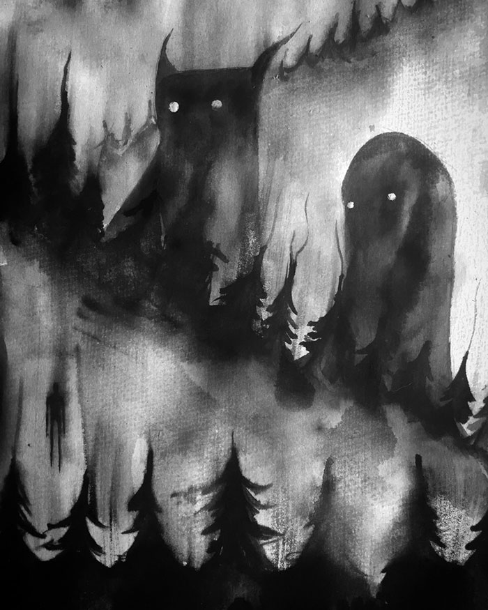 Watercolor Painting I Did. Inspired By A Recent Dream