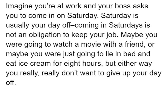 Someone Gives Millennials Advice On How To Say 'No' When Your Boss Wants You To Work On A Free Day Someone Gives Millennials Advice On How To Say 'No' When Your Boss Wants You To Work On A Free Day