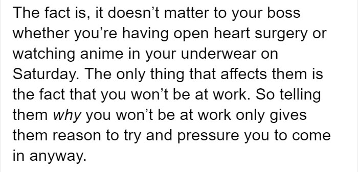 Someone Gives Millennials Advice On How To Say 'No' When Your Boss Wants You To Work On A Free Day Someone Gives Millennials Advice On How To Say 'No' When Your Boss Wants You To Work On A Free Day