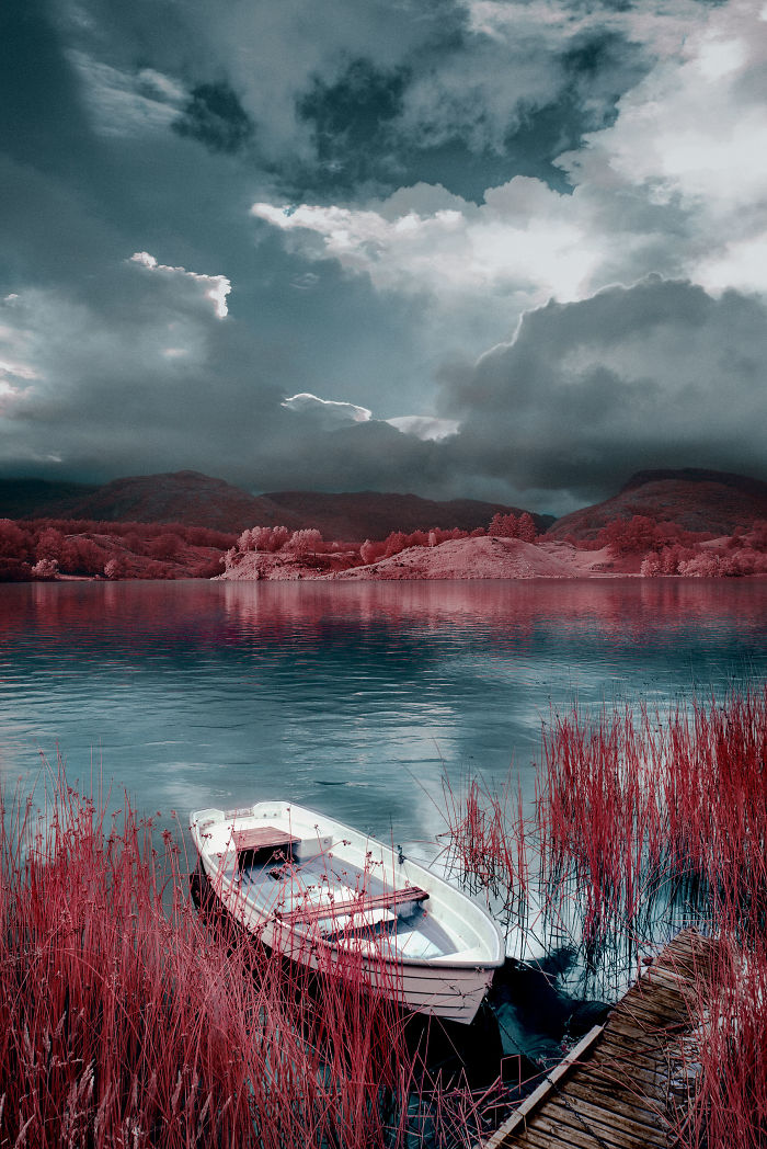 I Made A Lens Filter To Recreate The Kodak Aerochrome Filmic Look With A Modified Digital Camera.