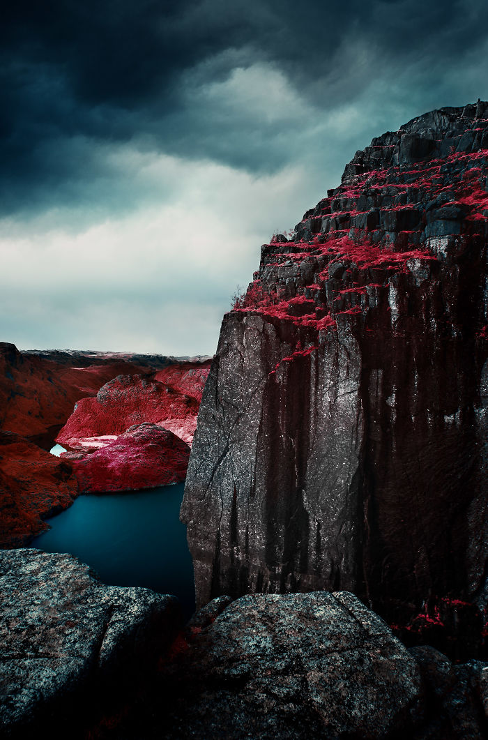 I Made A Lens Filter To Recreate The Kodak Aerochrome Filmic Look With A Modified Digital Camera.