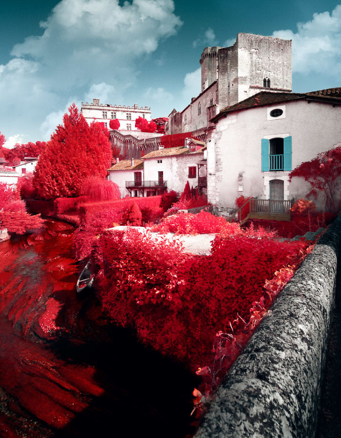 I Made A Lens Filter To Recreate The Kodak Aerochrome Filmic Look With A Modified Digital Camera.